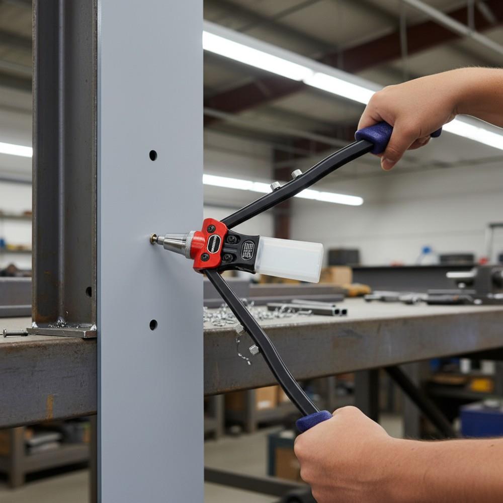 WORKPRO WP225001 5 IN 1 400mm Kollu Profesyonel Perçin Tabancası + 100 Adet Perçin - Onivias