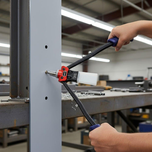 WORKPRO WP225001 5 IN 1 400mm Kollu Profesyonel Perçin Tabancası + 100 Adet Perçin - Onivias