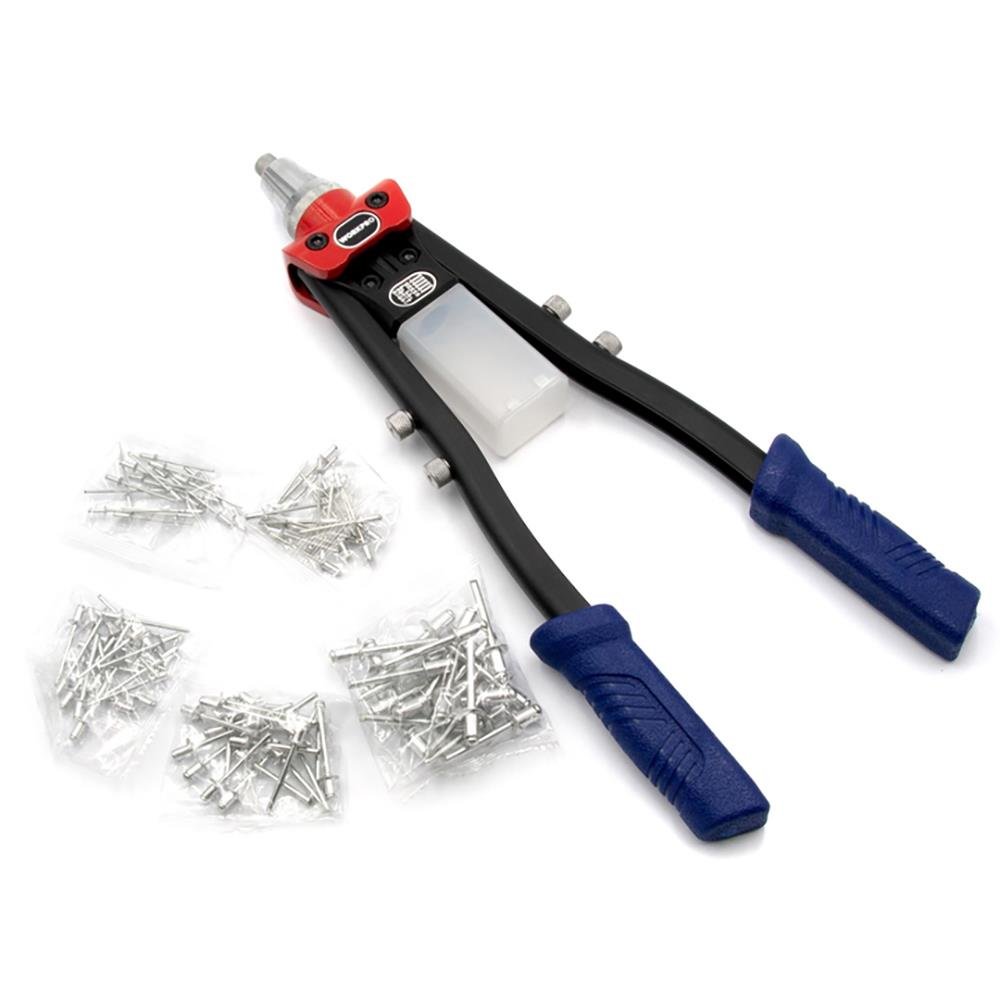 WORKPRO WP225001 5 IN 1 400mm Kollu Profesyonel Perçin Tabancası + 100 Adet Perçin - Onivias