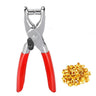 WORKPRO WP231079 140mm CR-V Peşəkar Göz Kəlbəti + 100 Parça 4.5mm Gözlü Pərçimlər