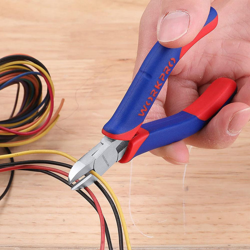 WORKPRO WP231096 110MM CR-V Electronics Professional Mini Yan Kesici