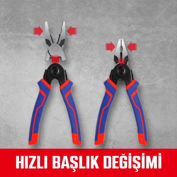 WORKPRO WP231144 200MM 5 IN 1 Çok Fonksiyonlu Profesyonel Pense Seti - Onivias