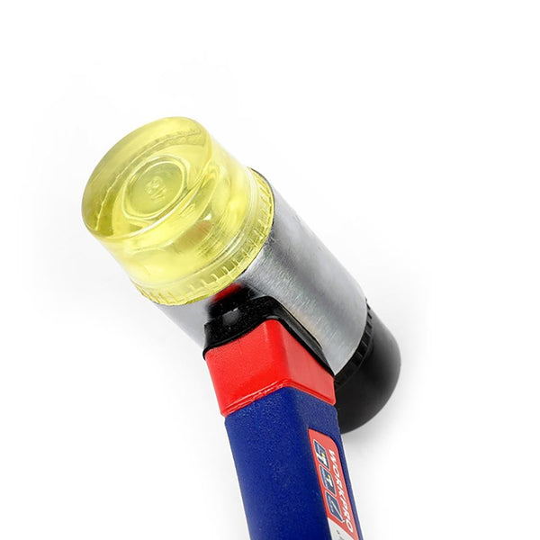 WORKPRO WP241036 40mm Fiberglas Saplı Çift Başlı Hassas Lastik Çekiç - Onivias