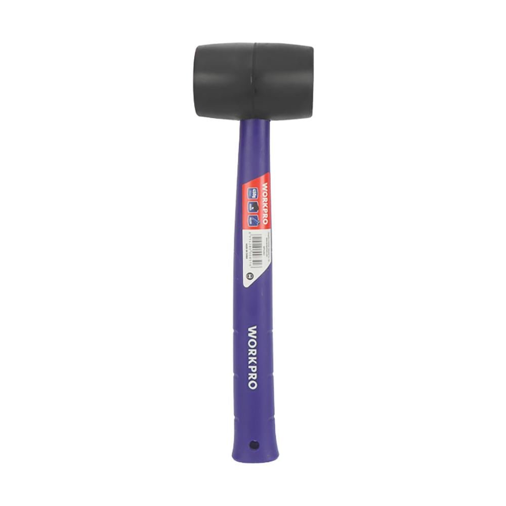 WORKPRO WP241041 57mm 450Gr PVC PP Saplı Siyah Kauçuk Tokmak - Onivias