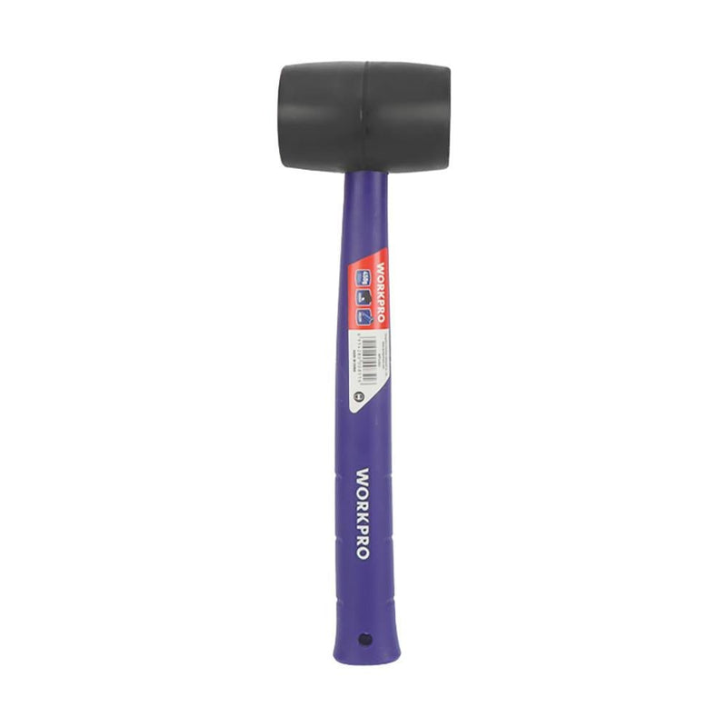 WORKPRO WP241041 57mm 450Gr PVC PP Saplı Siyah Kauçuk Tokmak
