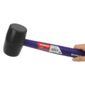 WORKPRO WP241041 57mm 450Gr PVC PP Saplı Siyah Kauçuk Tokmak - Onivias