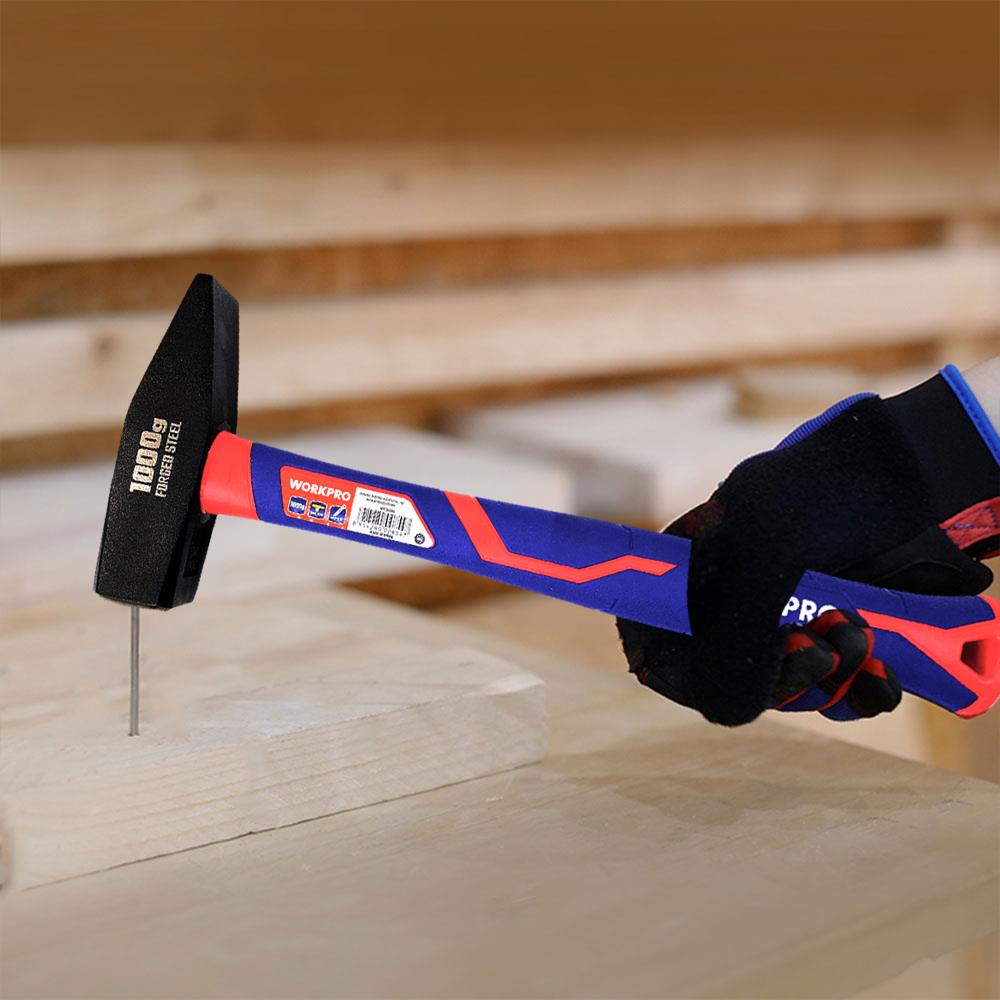 WORKPRO WP241045 1000Gr Fiberglas Saplı Çekiç - görsel 5