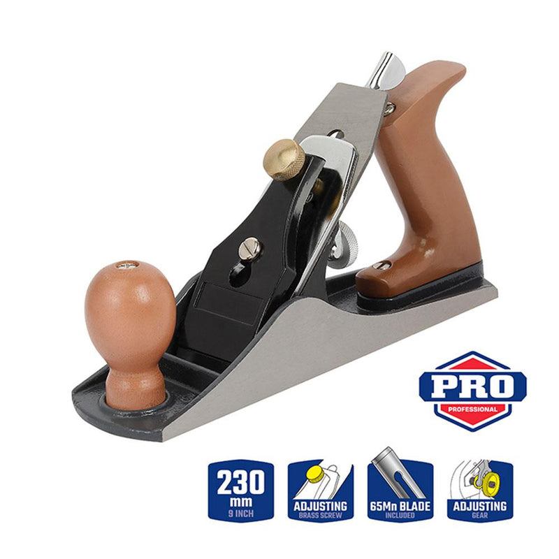 WORKPRO WP252001 230MM Taxta Saplı Peşəkar Dülgər Planyası 