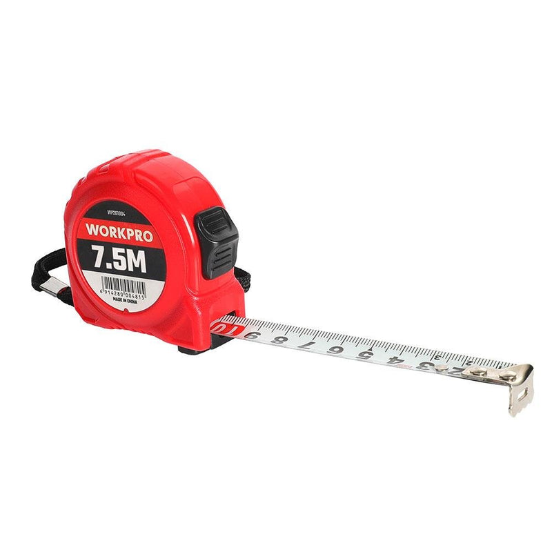 WORKPRO WP261004 7.5Mx25mm Ağ Polad Lenta Ölçüsü