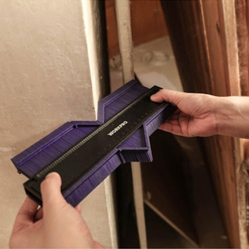 WORKPRO WP269001 250MM/10'' Çoxfunksiyalı Forma Profili Kontur Ölçüsü