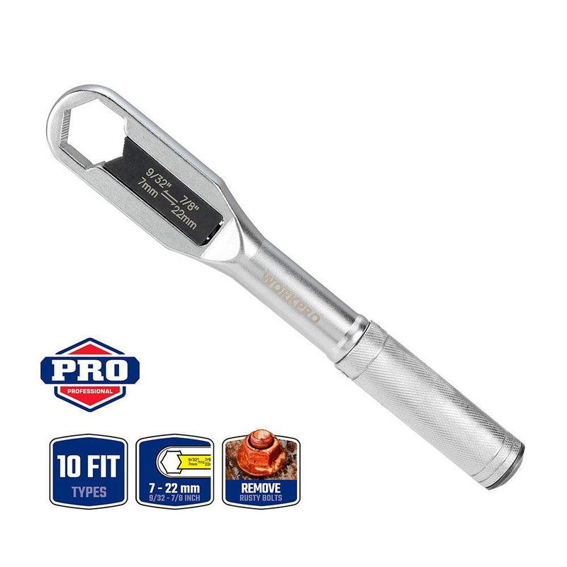 WORKPRO WP272015 7/22mm CR-V Universal Tənzimlənən Açar