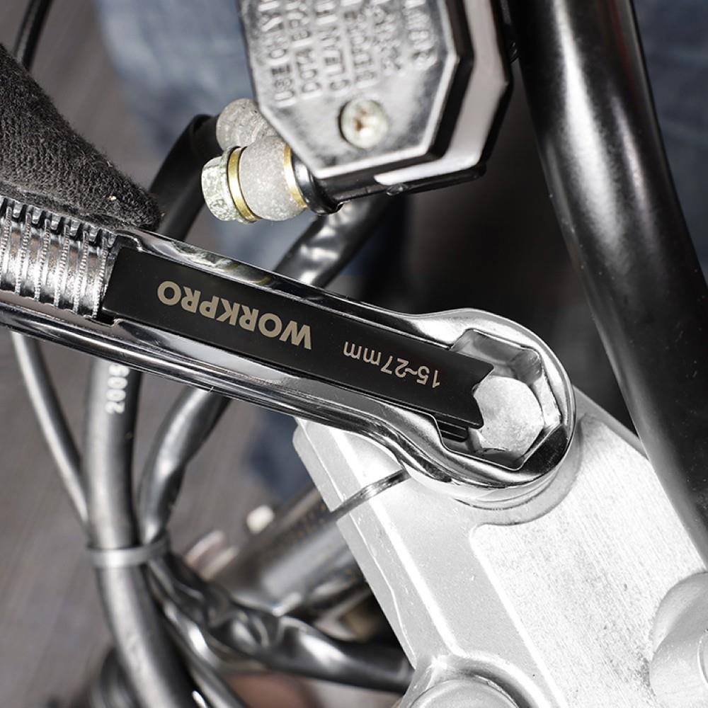 WORKPRO WP272016 5/27mm CR - V Üniversal Ayarlanabilir Çift Başlı Anahtar - Onivias