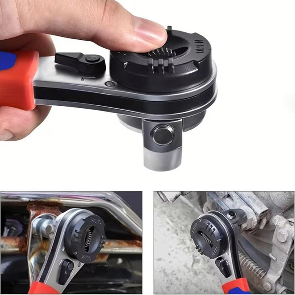 WORKPRO WP272063 7 - 22mm CR - V Profesyonel Ayarlanabilir 200mm Cırcır Anahtar - Onivias