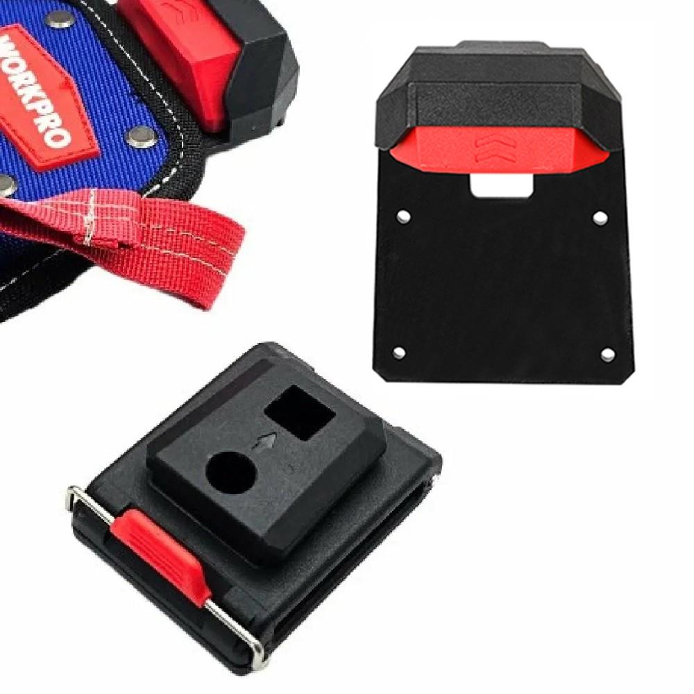WORKPRO WP281079 Smart Clip Bel Tipi Alet Çantası Hızlı Tak-Çıkar Kemer Klipsi + Çanta Bağlantı Adaptörü - görsel 7