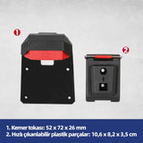 WORKPRO WP281079 Smart Clip Bel Tipi Alet Çantası Hızlı Tak-Çıkar Kemer Klipsi + Çanta Bağlantı Adaptörü - görsel 8