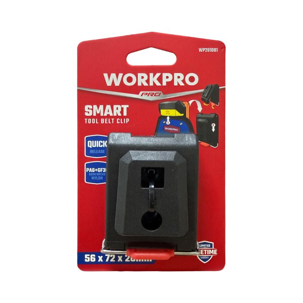 WORKPRO WP281081 Smart Clip Bel Tipi Alet Çantası Hızlı Tak-Çıkar Kemer Klipsi - görsel 8