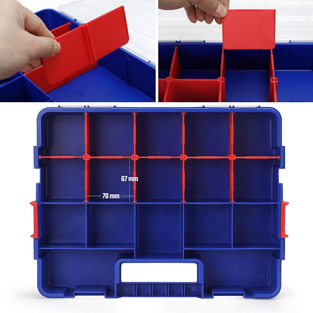 WORKPRO WP283007 38x30x6,8mm Profesyonel İstiflenebilir Organizer - Onivias