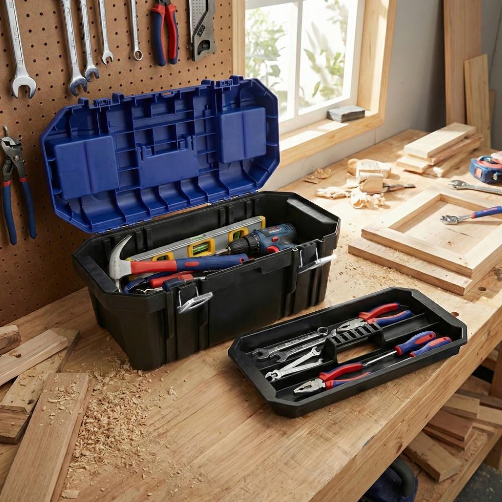 WORKPRO WP283018 22’’ Metal Kilitli Plastik Takım Çantası - Onivias