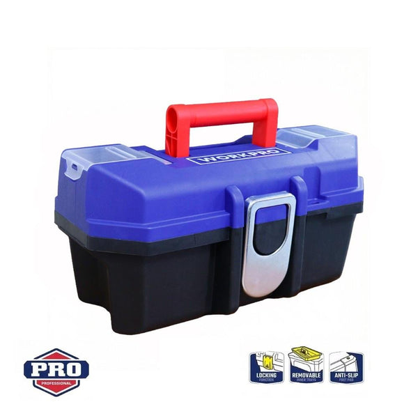 WORKPRO WP283021 13’’ Metal Kilitli Plastik Takım Çantası - Onivias