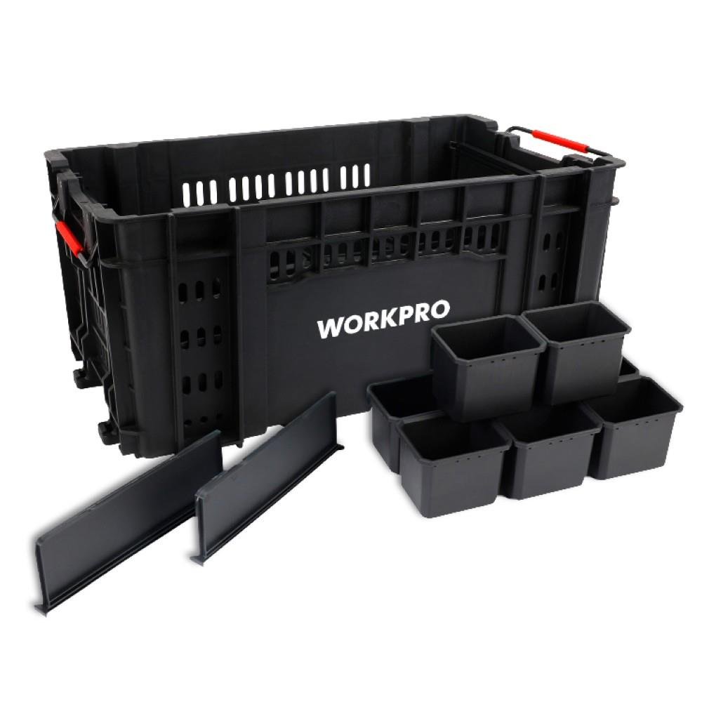 WORKPRO WP283028 46Lt 55,7x32,2x25cm Üstü Açık Profesyonel Takım Çantası - Onivias
