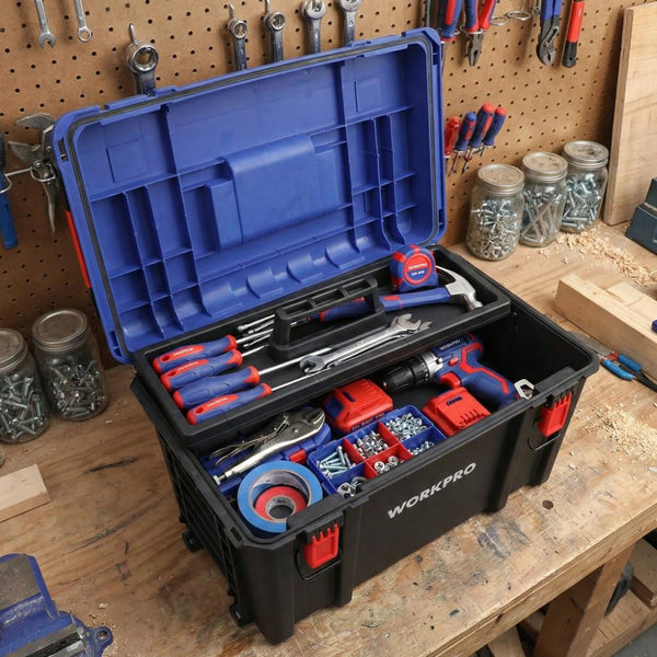 WORKPRO WP283031 38Lt 56x34x33cm Kilitli Profesyonel Takım Çantası - Onivias