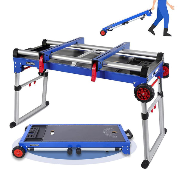 WORKPRO WP289020 150Kg 4’ü 1 Arada Tekerlekli Çok Amaçlı Profesyonel Çalışma Tezgâhı - Onivias