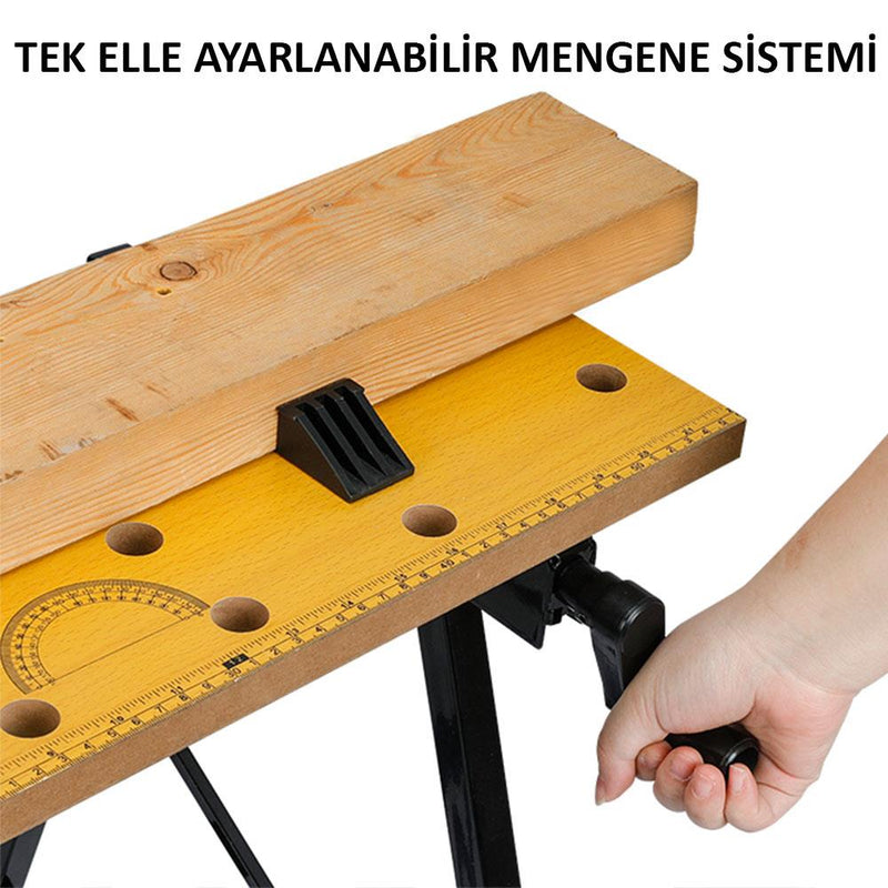 WORKPRO WP289026 70Kq Qatlanan İş Dəzgahı 