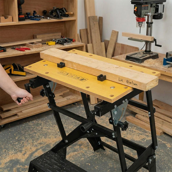 WORKPRO WP289027 100Kg 6 Kademe Ayarlanabilir Profesyonel Katlanabilir Çalışma Tezgâhı - Onivias