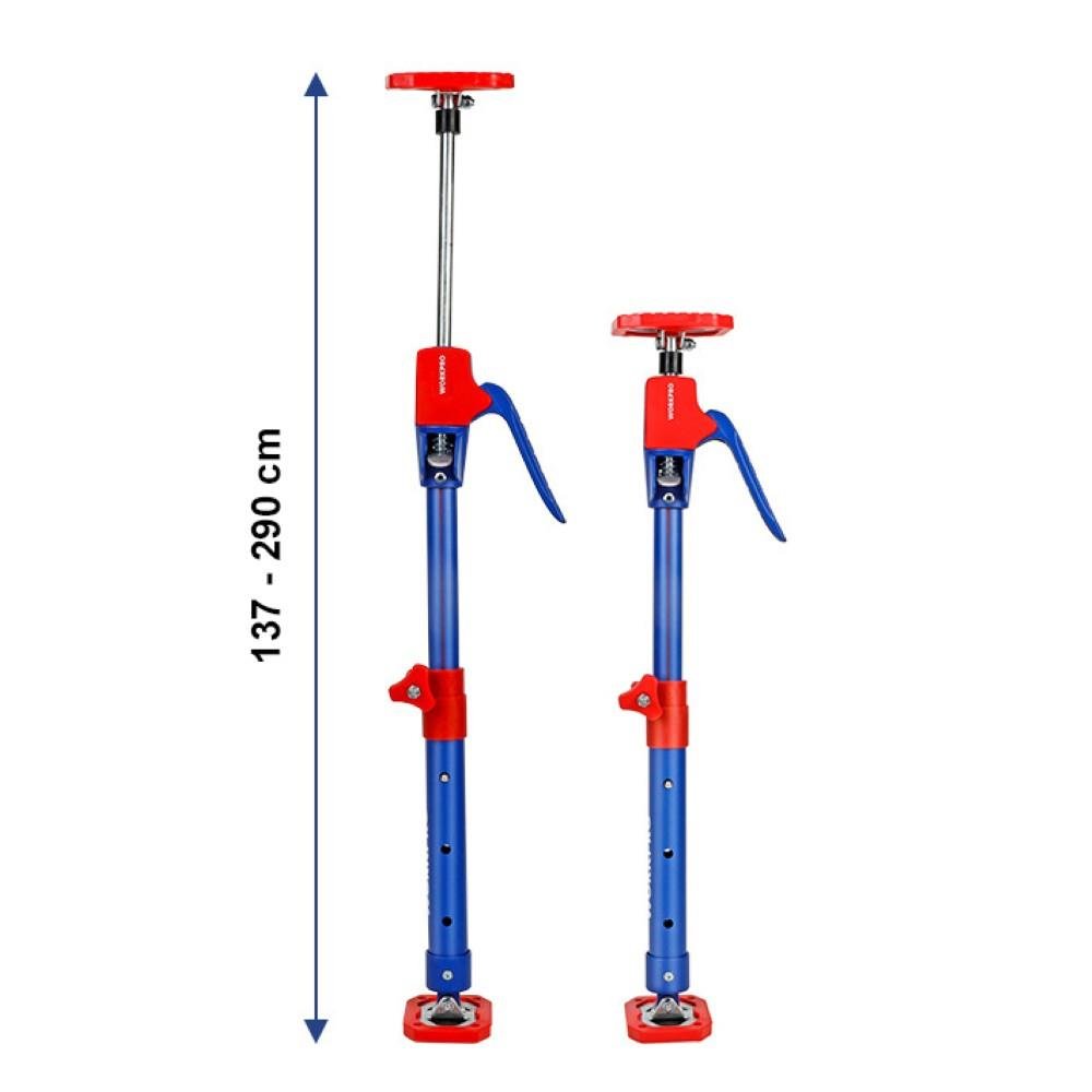WORKPRO WP289034 137 - 290cm 70Kg Teleskobik Mandallı Ayarlanabilir 2’Li Çelik Destek Direği + Taşıma Çantası - Onivias