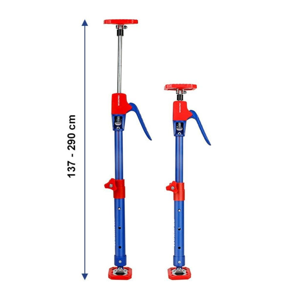 WORKPRO WP289034 137 - 290cm 70Kg Teleskobik Mandallı Ayarlanabilir 2’Li Çelik Destek Direği + Taşıma Çantası - Onivias