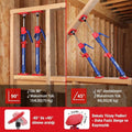 WORKPRO WP289036 47 - 75cm 70Kg Teleskobik Mandallı Ayarlanabilir 2’Li Çelik Destek Direği + Taşıma Çantası - Onivias