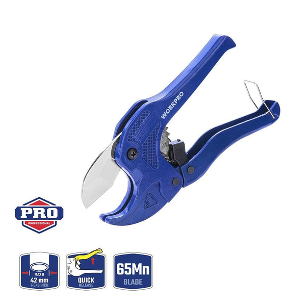 WORKPRO WP301002 42mm Profesyonel PPRC Plastik Boru Kesme Makası - Onivias