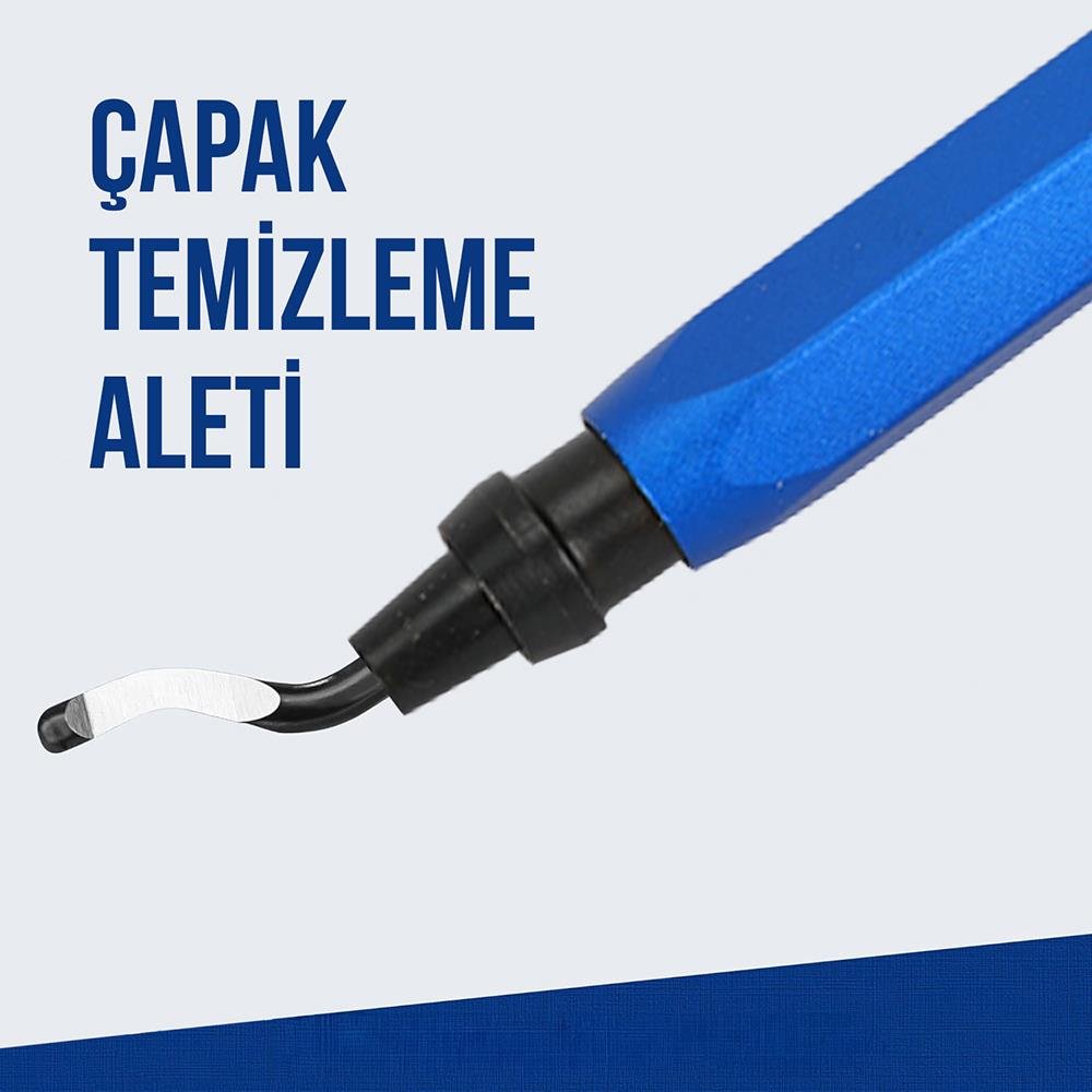 WORKPRO WP309010 Profesyonel Çapak Temizleme Kalemi + 3 Parça Bıçak - Onivias