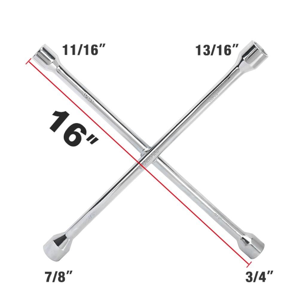 WORKPRO WP314005 17 19 21 23 Cr - V 400mm 4 Kollu Profesyonel Bijon Anahtarı - Onivias