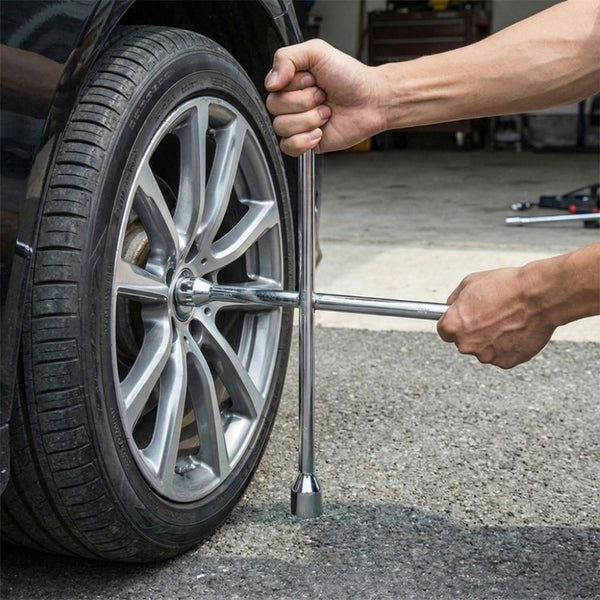 WORKPRO WP314006 17 19 21 1/2’’ Cr - V 400mm 4 Kollu Profesyonel Bijon Anahtarı - Onivias