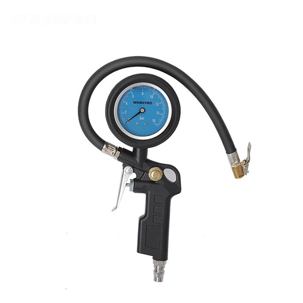 WORKPRO WP314063 16Bar Yağlı Basınç Göstergeli Profesyonel Havalı Lastik Şişirme Tabancası - Onivias