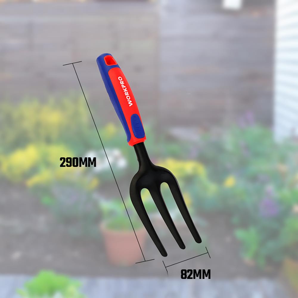 WORKPRO WP331027 290x82mm Çelik Profesyonel Mini Bahçe Çatalı - Onivias