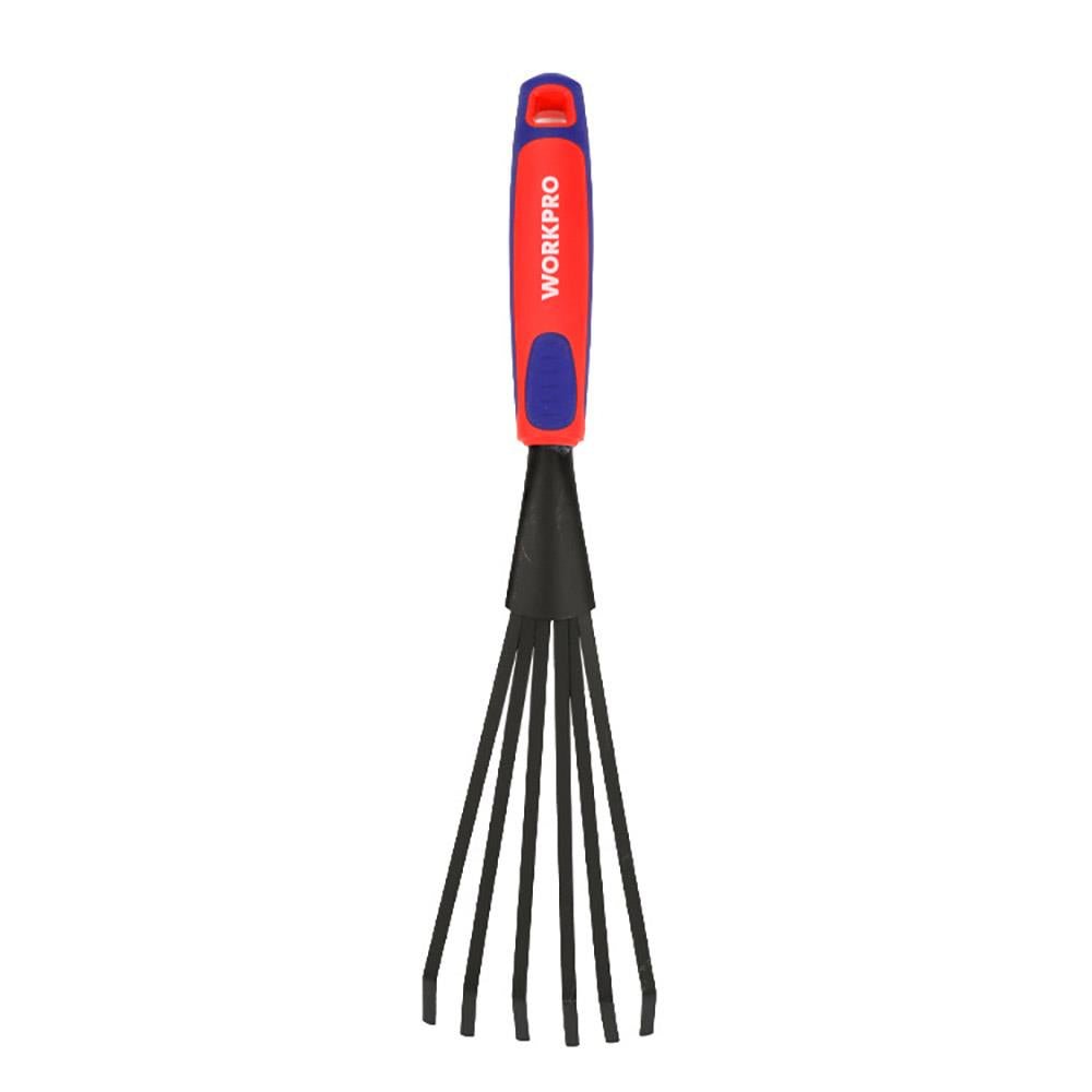 WORKPRO WP331028 360x87mm Çelik Profesyonel Mini Bahçe Tırmığı - Onivias