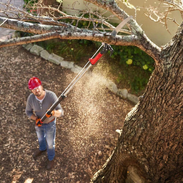 WORKPRO WP333006 270cm 2 IN 1 Teleskobik Saplı Profesyonel Ağaç Budama Testeresi ve 25mm Dal Budama Makası - Onivias