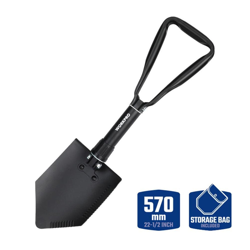 WORKPRO WP335006 570MM qatlanan çoxməqsədli peşəkar düşərgə kürəyi
