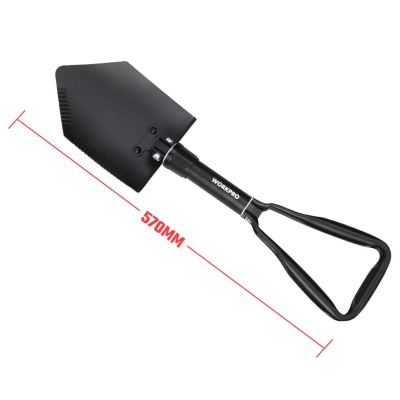 WORKPRO WP335006 570MM qatlanan çoxməqsədli peşəkar düşərgə kürəyi