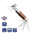 WORKPRO WP383001 12 IN 1 Çok Fonksiyonlu Profesyonel Mini Balta/Çekiç Alet Seti + Taşıma Kılıfı - Onivias
