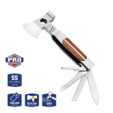 WORKPRO WP383001 12 IN 1 Çok Fonksiyonlu Profesyonel Mini Balta/Çekiç Alet Seti + Taşıma Kılıfı - Onivias