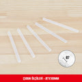 WORKPRO WP432001 7x100mm Sıcak Silikon Tabancası İçin 100 Adet Şeffaf Yedek Silikon/Mum - Onivias