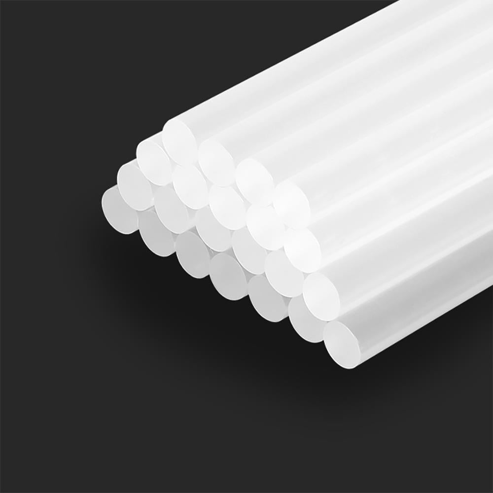 WORKPRO WP432002 11x200mm Sıcak Silikon Tabancası İçin 50 Adet Şeffaf Yedek Silikon/Mum - Onivias