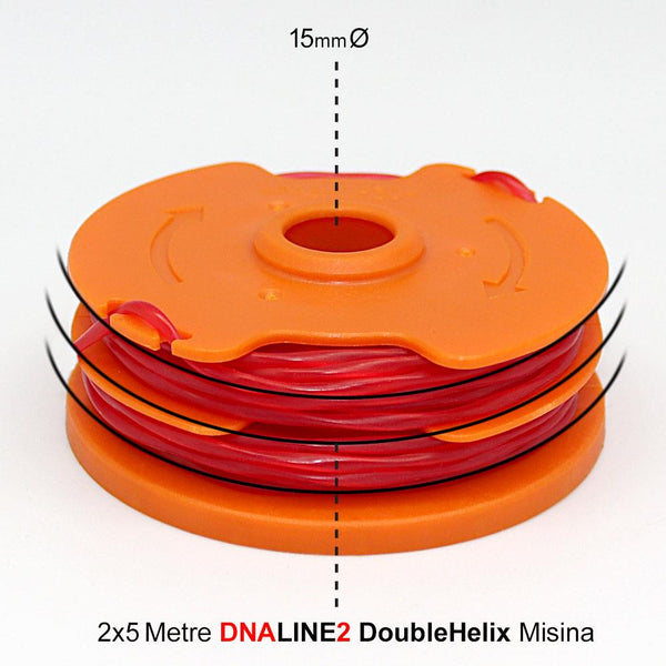 WORX WA0007 1.65mmX5Metre Çift Çıkışlı Duble Helix Spiral Burgulu Yedek Misina - Onivias