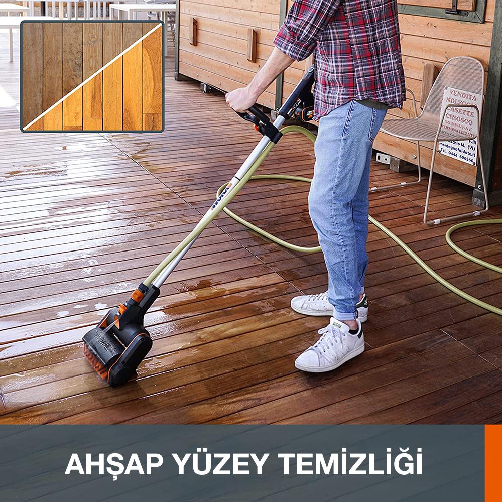 WORX WA0290 WG441E ile Uyumlu Hassas Yüzeyler İçin 165mm Temizlik Fırçası - Onivias