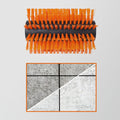 WORX WA0291 WG441E ile Uyumlu Sert Yüzeyler İçin 165mm Sert Temizlik Fırçası - Onivias