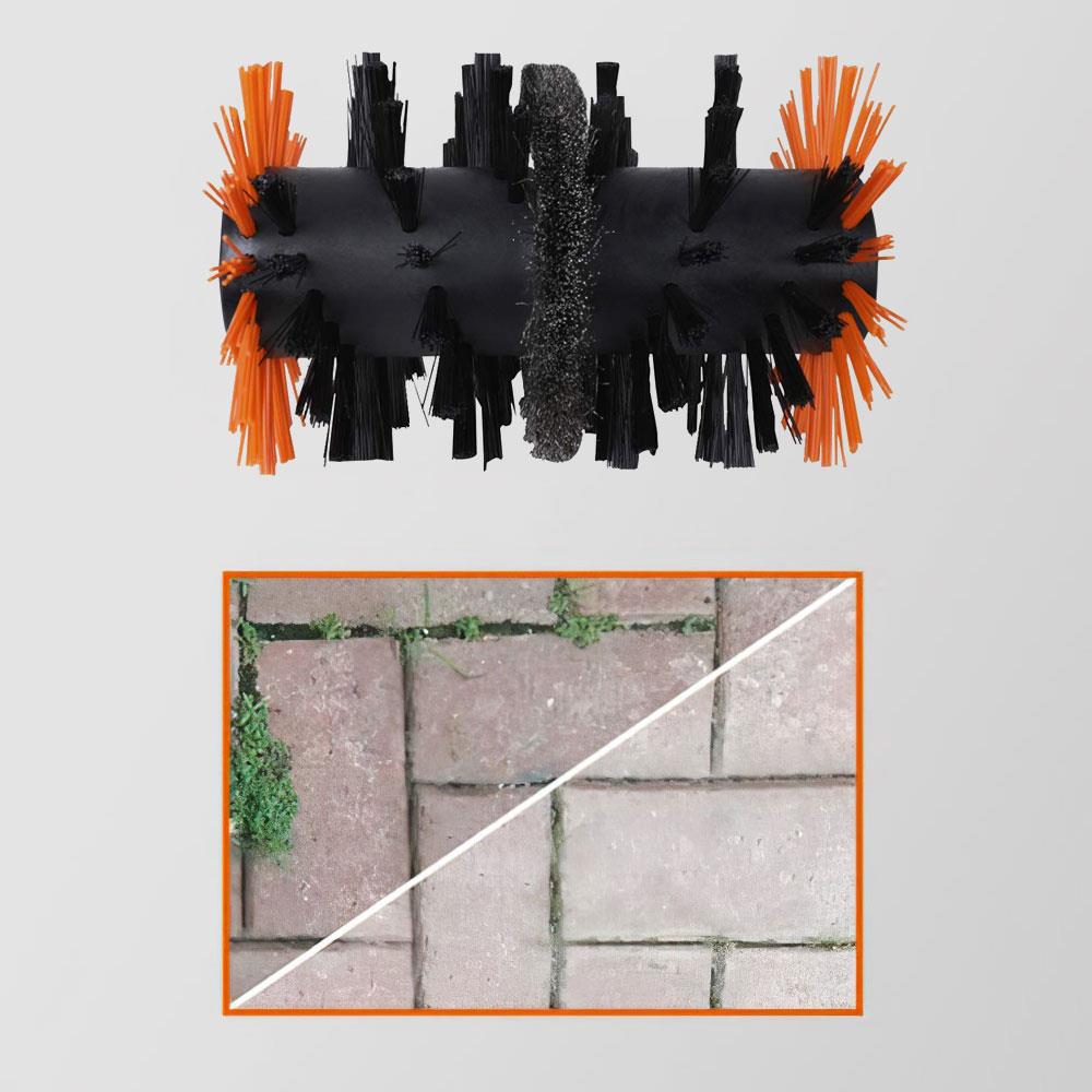 WORX WA0293 WG441E ile Uyumlu Sert ve Derz Dolgu Yüzeyler İçin 165mm Çelik Tel Destekli Temizlik Fırçası - Onivias