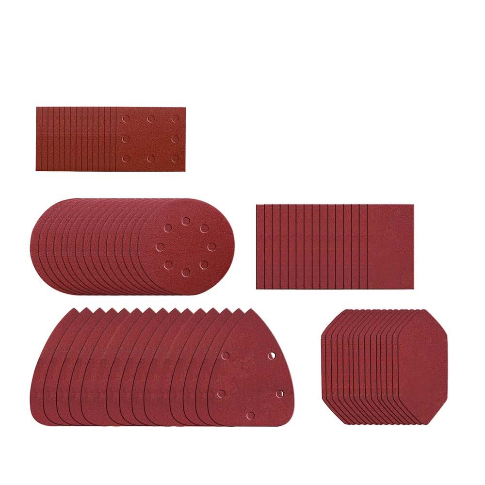 WORX WA2028 60, 80, 120 Kum, Metal ve Ahşap 75 Adet Cırtlı Zımpara Kâğıdı Seti - Onivias